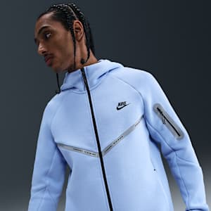 Nike Tech Men's Full-Zip Fleece Windrunner Jacket with Reflective